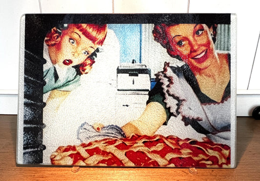 Tempered Glass Cutting Board - Cherry Pie