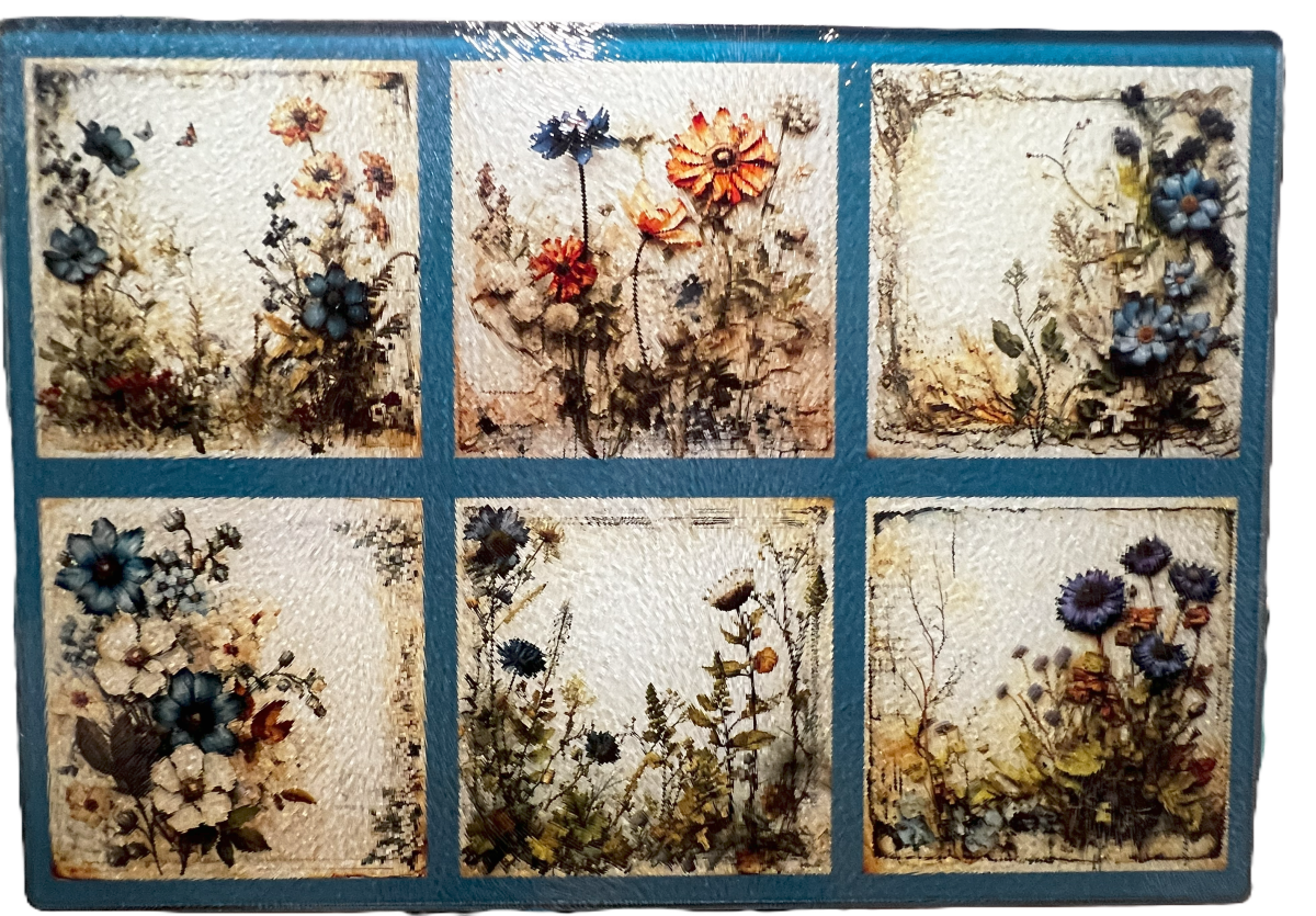 Spring is here - Tempered Glass Cutting Board